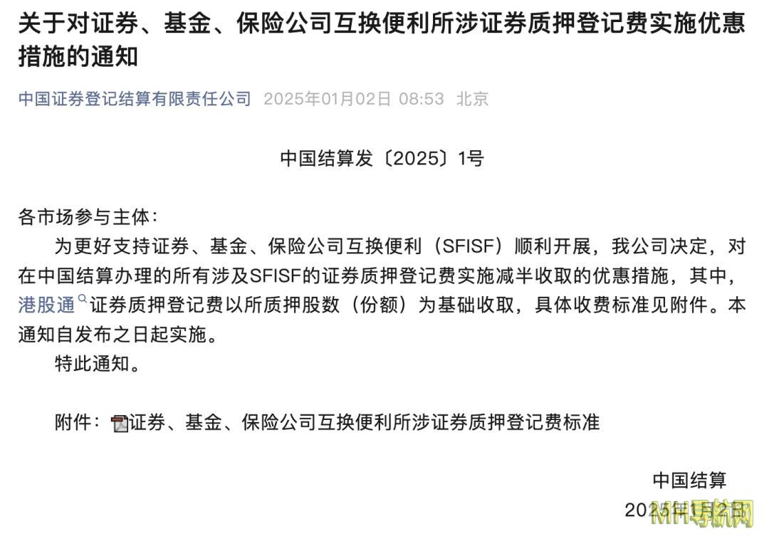 互换便利提速!利好,减半征收-股票频道