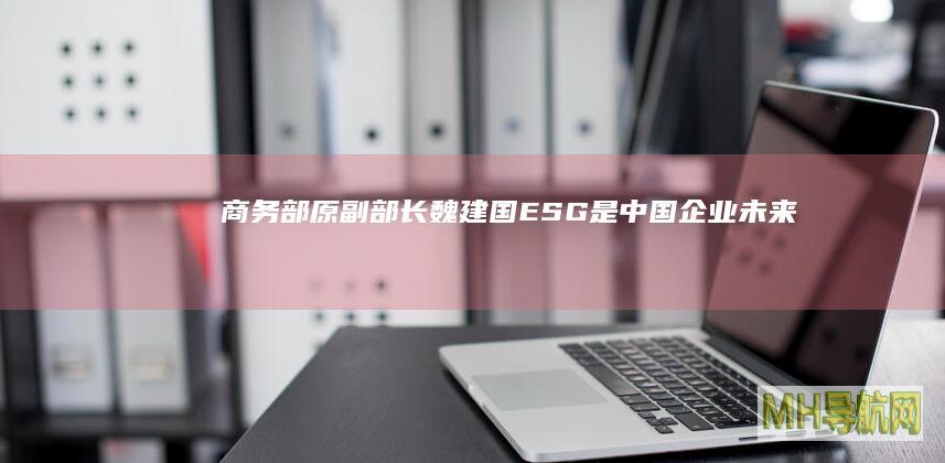 商务部原副部长魏建国：ESG是中国企业未来发展的“先手棋”